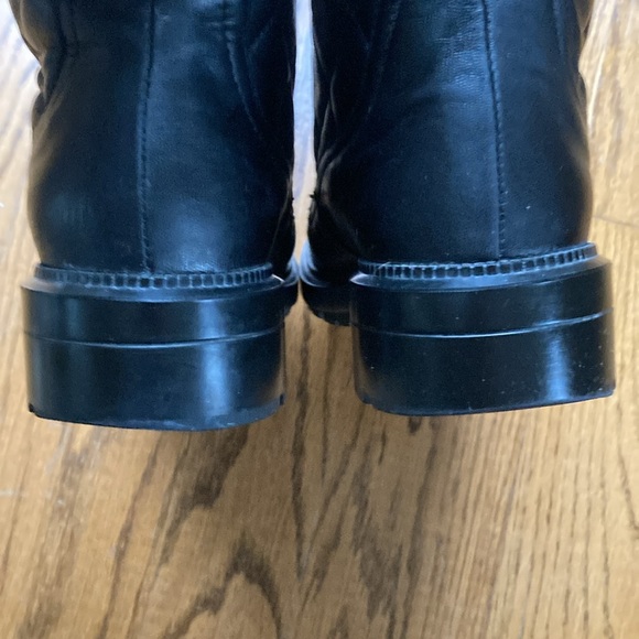 Aquatalia Black Quilted Sherling Lace-Up Boots size 9.5 - Picture 6 of 13